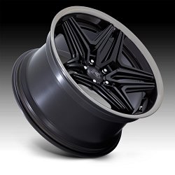 Asanti Black Label ABL46 Duke Satin Black Custom Wheels 2